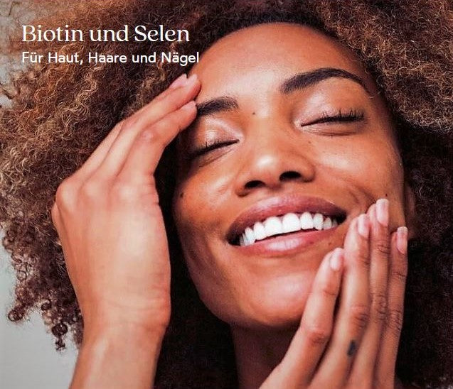 
                  
                    Biotin Hochdosiert + Selen + Zink + Kollagen (Verisol®) für Haut, Haarwuchs & Nägel
                  
                