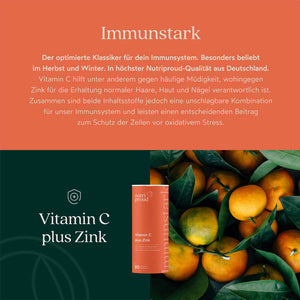 
                  
                    Immunstark durch Vitamin C plus Zink
                  
                